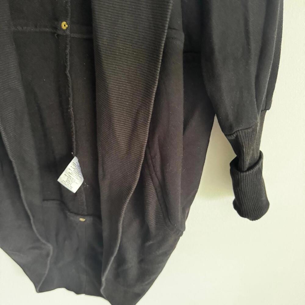 đ¤ Aritzia Wilfred Relaxed Diderot Cocoon Cardigan Sweater Black Studded - Picture 5 of 8